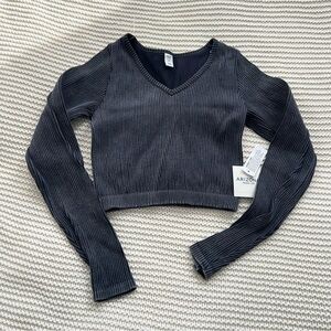 Arizona long sleeve black top Size S